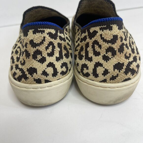 ROTHY'S Women's Camo Cat Animal Print Slip On Sneakers Shoes Flats Knit Sz 8.5 - Picture 6 of 8